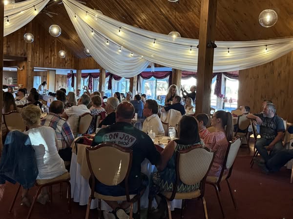 Staff working with clients